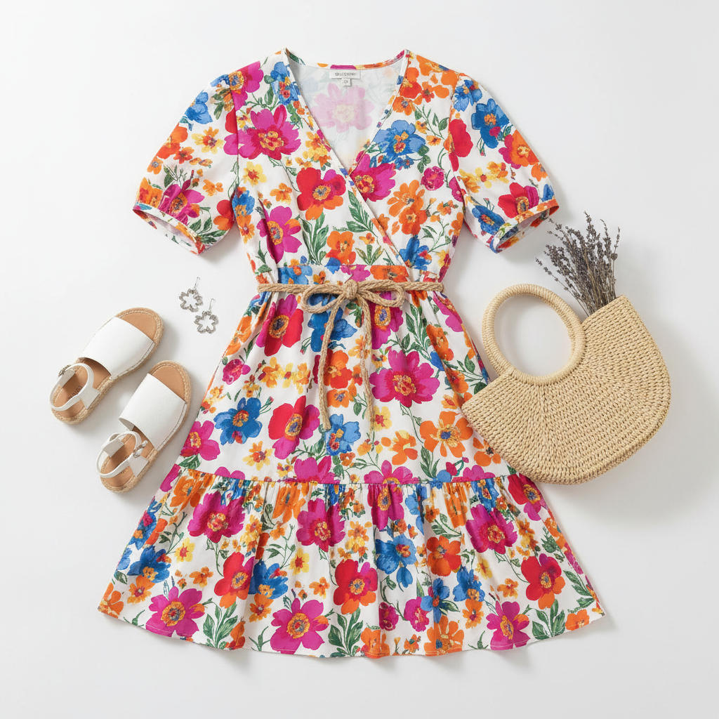 Vestido Floral de Verano