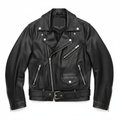 Chaqueta de Cuero Negra